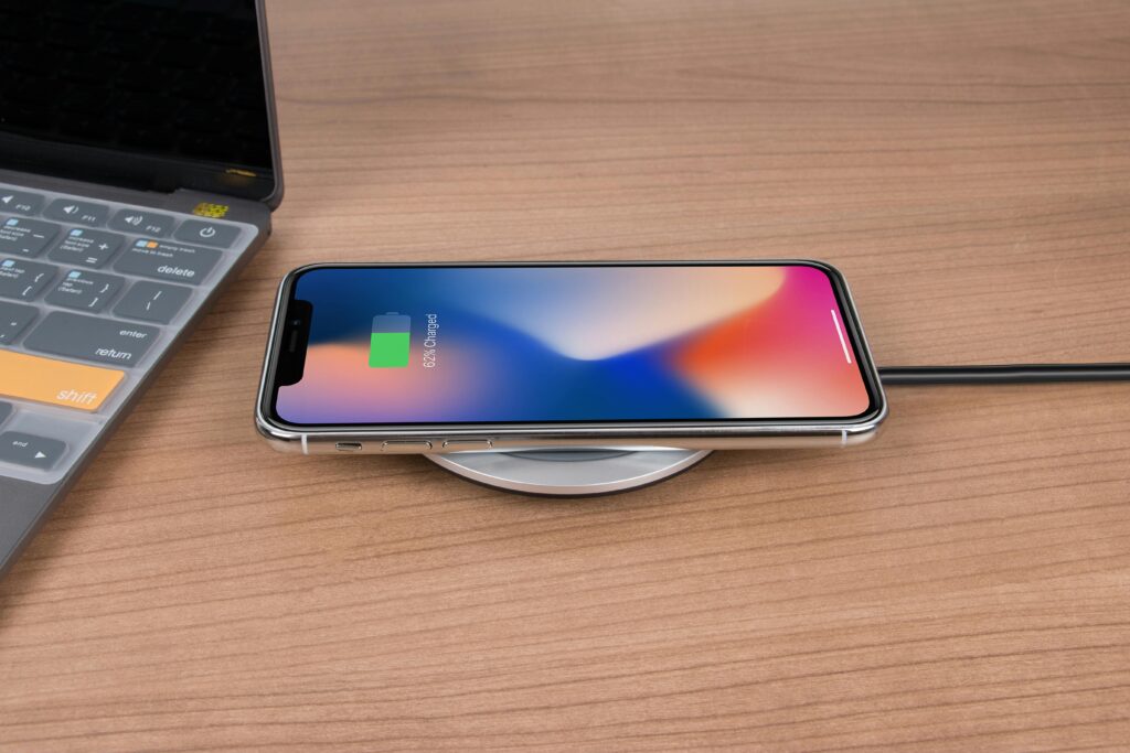 minimalist wireless charging pad for smartphones